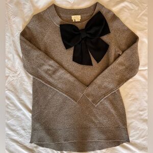 Kate Spade 100% Wool Womens Bow Sweater XS Old Money